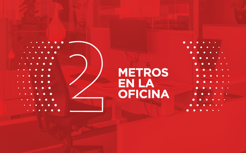 2 metros en la oficina: una solución integral para el regreso a los espacios de trabajo